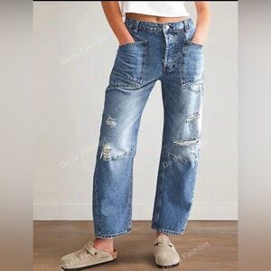 NWOT DistressedJeans NO STRETCH